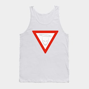 Attention, Alien Angel Ahead! Tank Top